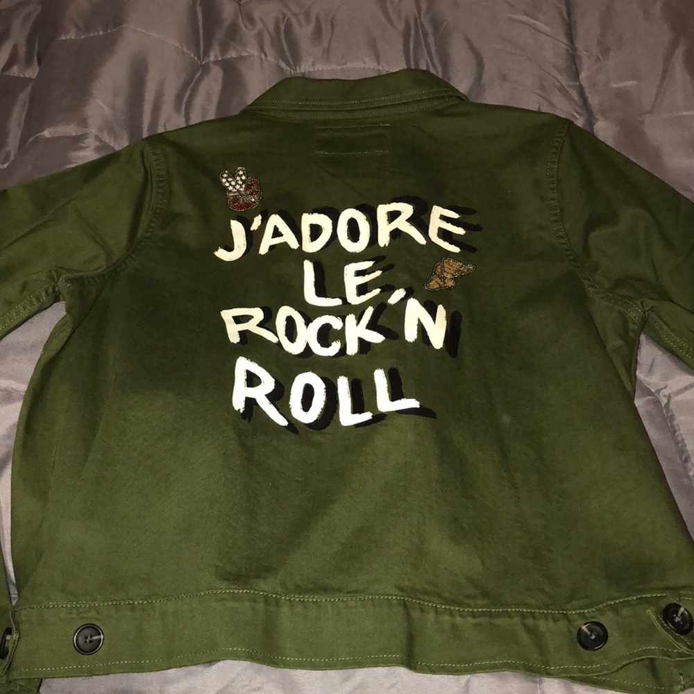Army green jacket